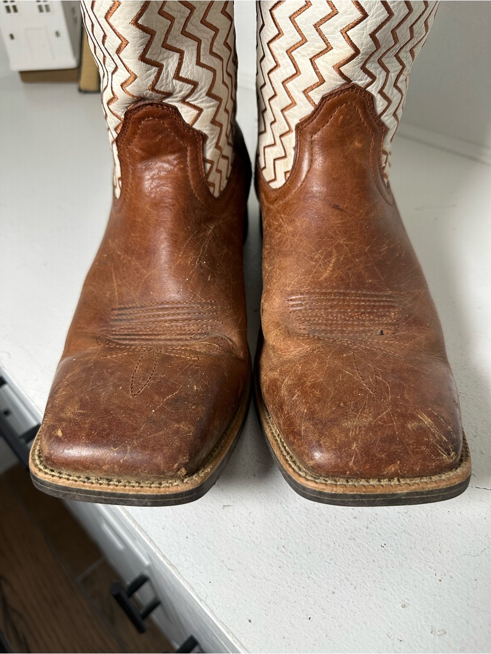 Twisted X Cowboy Work Boots Men's 12D Brown Leather CellStretch Western Boots - Picture 3 of 9